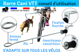 Barre Cani VTT : Traction canicross vélo, Tous nos conseils Pro !