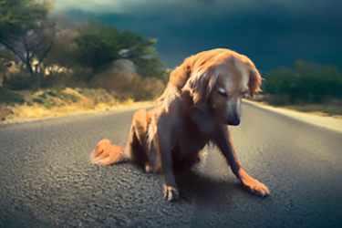 chien fugueur