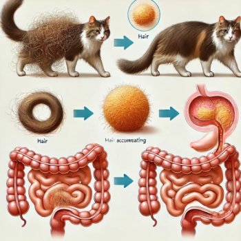 Boule de poils chat, Solution naturelle  ! Résultat immédiat !