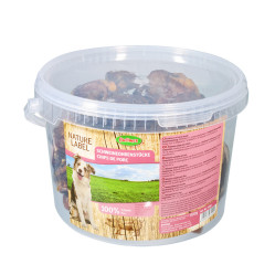 Friandises chips de porc naturelles pour chien