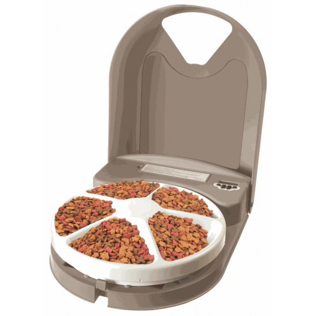 Distributeur croquettes et eau 3,75L pour chien et chat