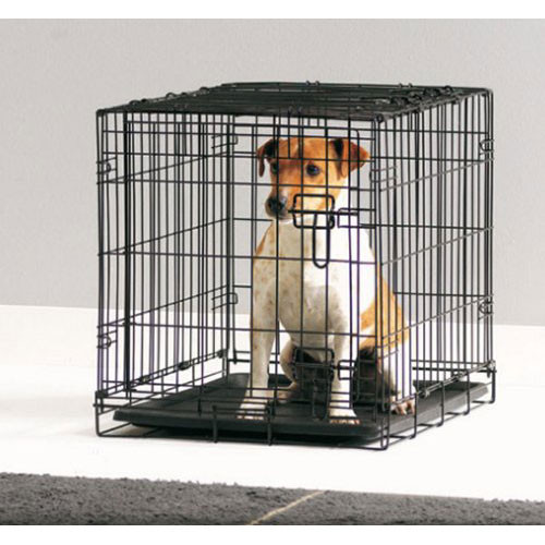 Cage pour chien 107x74x85 cm noir