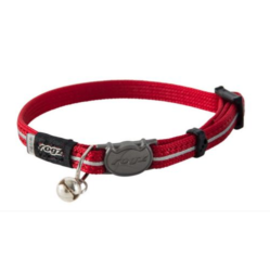 Collier anti étranglement AlleyCat rouge pour chat