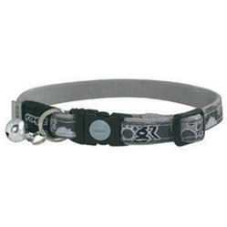 Collier anti étranglement chat FancyCat noir 