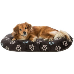Coussin déhoussable ovale pour chien Jimmy taupe