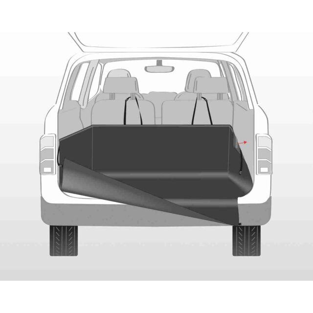 Transport Chien – Trixie Protège coffre de voiture pare-chocs beige/noir –  1,20 x 1,50 m