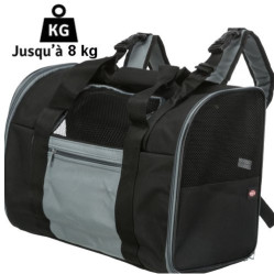 Sac à dos pour transporter chien et chat Connor gris : 8 kg max