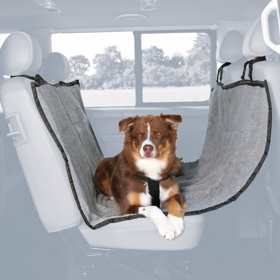 Trixie Couverture pour sièges de voiture, 1,40 × 1,45 m, noir-brun