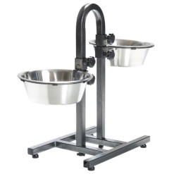 Support gamelle double barre XL