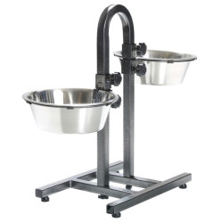 Support gamelle double barre XL