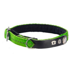 Collier avec adresse, personnalisé Lost - vert