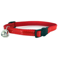 Collier chat Reflecta rouge