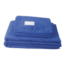 Serviette de toilettage Microfibre bleu