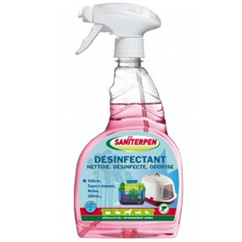 Nettoyant liquide spécial désodorisant litière - sprayer - 750ml -  ecologique et hypoallergénique - litière chat - anti mauvaises