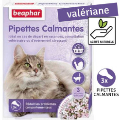 Pipettes calmantes valériane pour  chat Beaphar