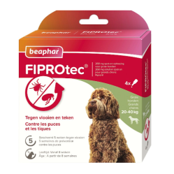 Pipette anti-tique et anti-puce Fiprotec grand chien