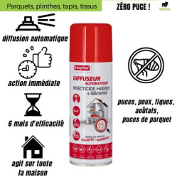 Fumigène anti puce Insecticide Habitation 60 m²