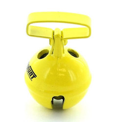 Cloche grelot Canihunt jaune