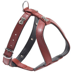 Harnais 106 Extra Souple Os rouge