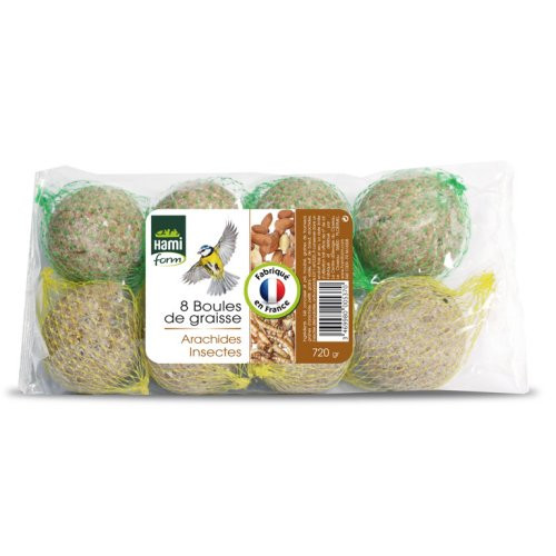 Support rond 6 boules de graisse pour mangeoire en métal NAÏD : Hamiform  HAMIFORM animalerie - botanic®