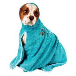 Peignoir pour chien Dry Dude bleu