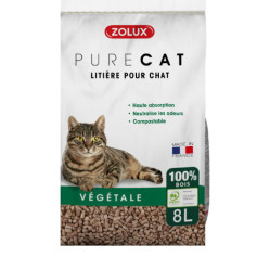 Litière chat Pure Cat végétale naturelle