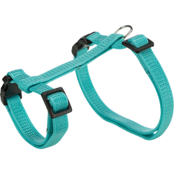 Harnais lapin Turquoise avec laisse