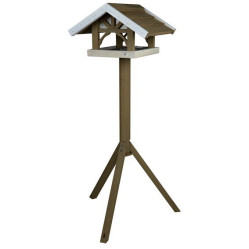 Mangeoire oiseaux Natura plate sur pied