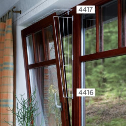 Grille de protection métal haut/bas pour fenêtre 