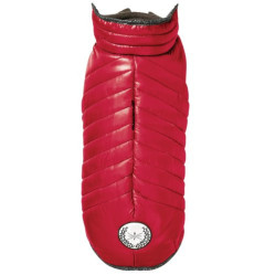 Manteau Bouledogue francais Indy rouge