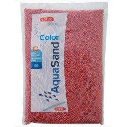 Sable rouge framboise aquarium AquaSand Color