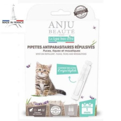 Pipettes antiparasitaires répulsives chaton