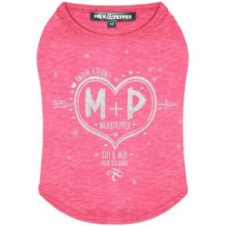 Tee-shirt Amore rose
