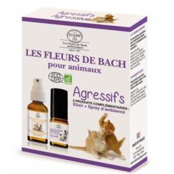 Coffret fleurs de Bach animaux agressifs