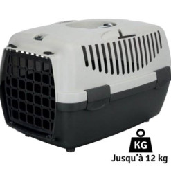 Cage de transport chat chien Capri gris