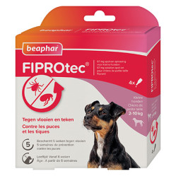 Pipette anti-tique et anti-puce Fiprotec petit chien x4