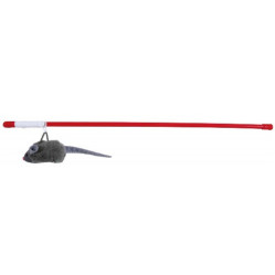 Canne à pêche avec souris Squeaky 
