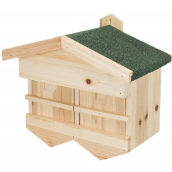Nichoir maison bois ouverture dessous