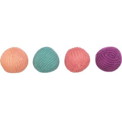 Set de 2 balles tricotées