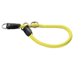 Collier corde rond Freestyle jaune fluo