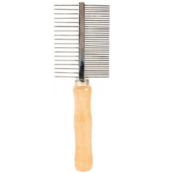 Peigne double face  pour chien et chat