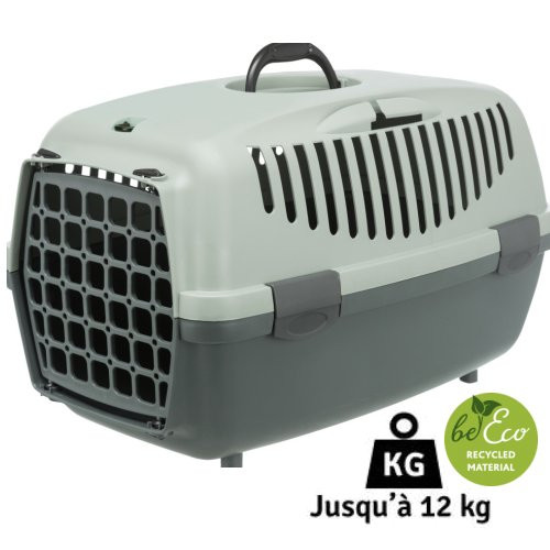 Cage transport chat Capri Be Eco gris