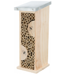 Hôtel à insectes en Bois pour abeilles sauvages et guêpes 
