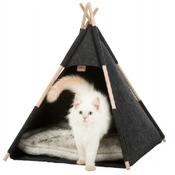 Tipi pour chat design en feutre