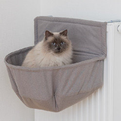 Hamac radiateur pour chat XXL TAUPE