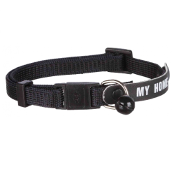 Collier personnalisé pour chat NOIR