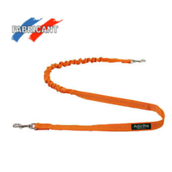 Laisse amortie Canicross FLUO ORANGE