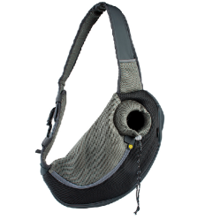 Sac de transport ventral Sarah CrazyPaws NOIR