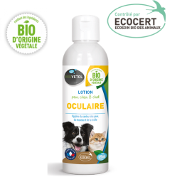Lotion Oculaire BIO pour Chat et Chien 