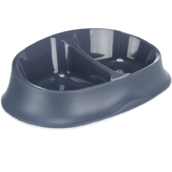 Gamelle double Plastique Bleu 
